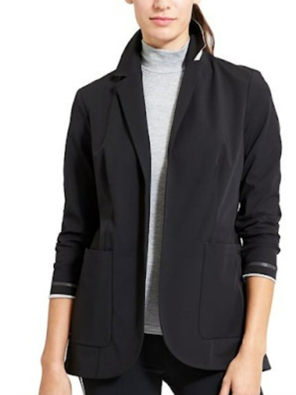 SALE! Athleta Urban Commute Softshell Blazer, Black, Large